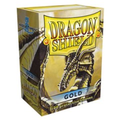 Dragon Shield: gold card sleeves (100 count) fantasy flight